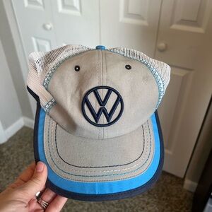 Volkswagen Gray and Blue Trucker Hat
